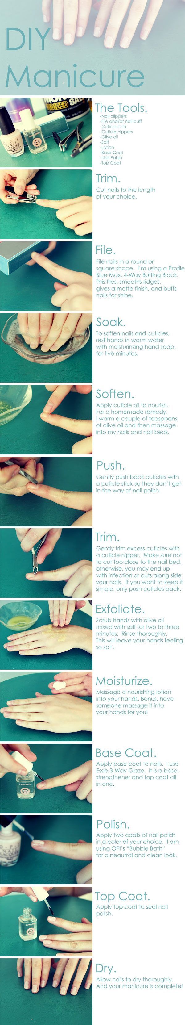 DIY Manicure Ive been looking for a DIY cuticle oil for forever!