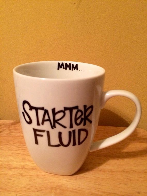DIY Sharpie mug.  Great idea for the person who needs a little morning pick-me-u