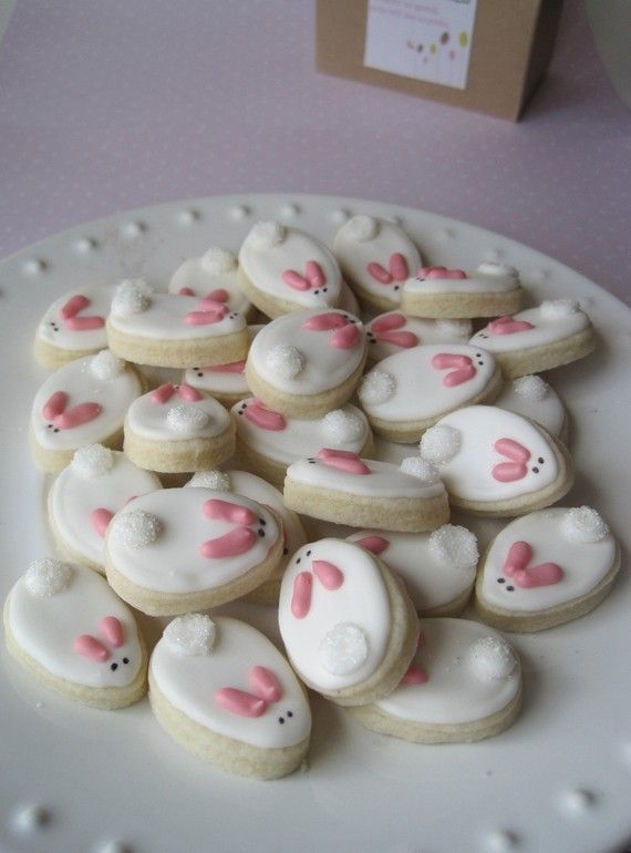 Easter Bunny Mini Cookies~ the cutest cookies!