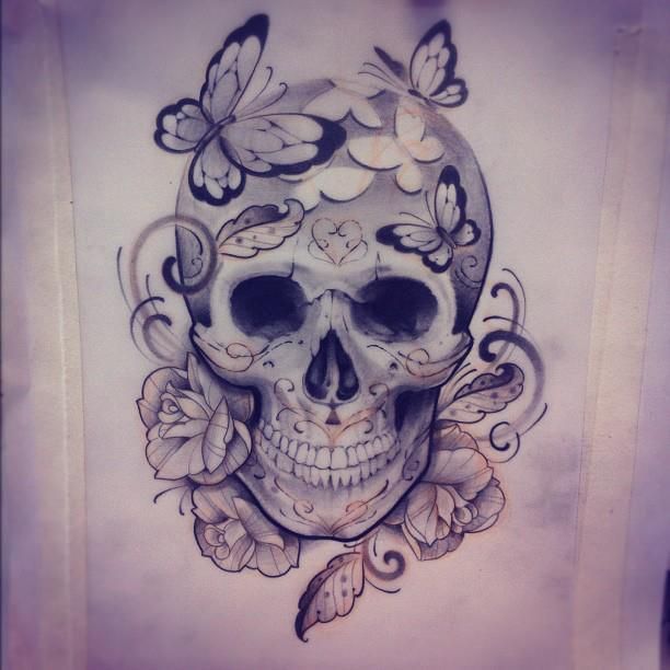 Edu Tatto skull