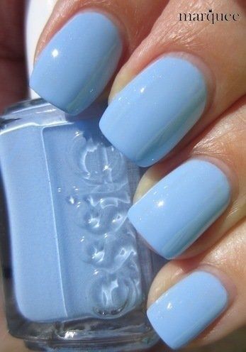 Essie Nail Polish – Light Blue.  pretty but I dont know how well it would go wit