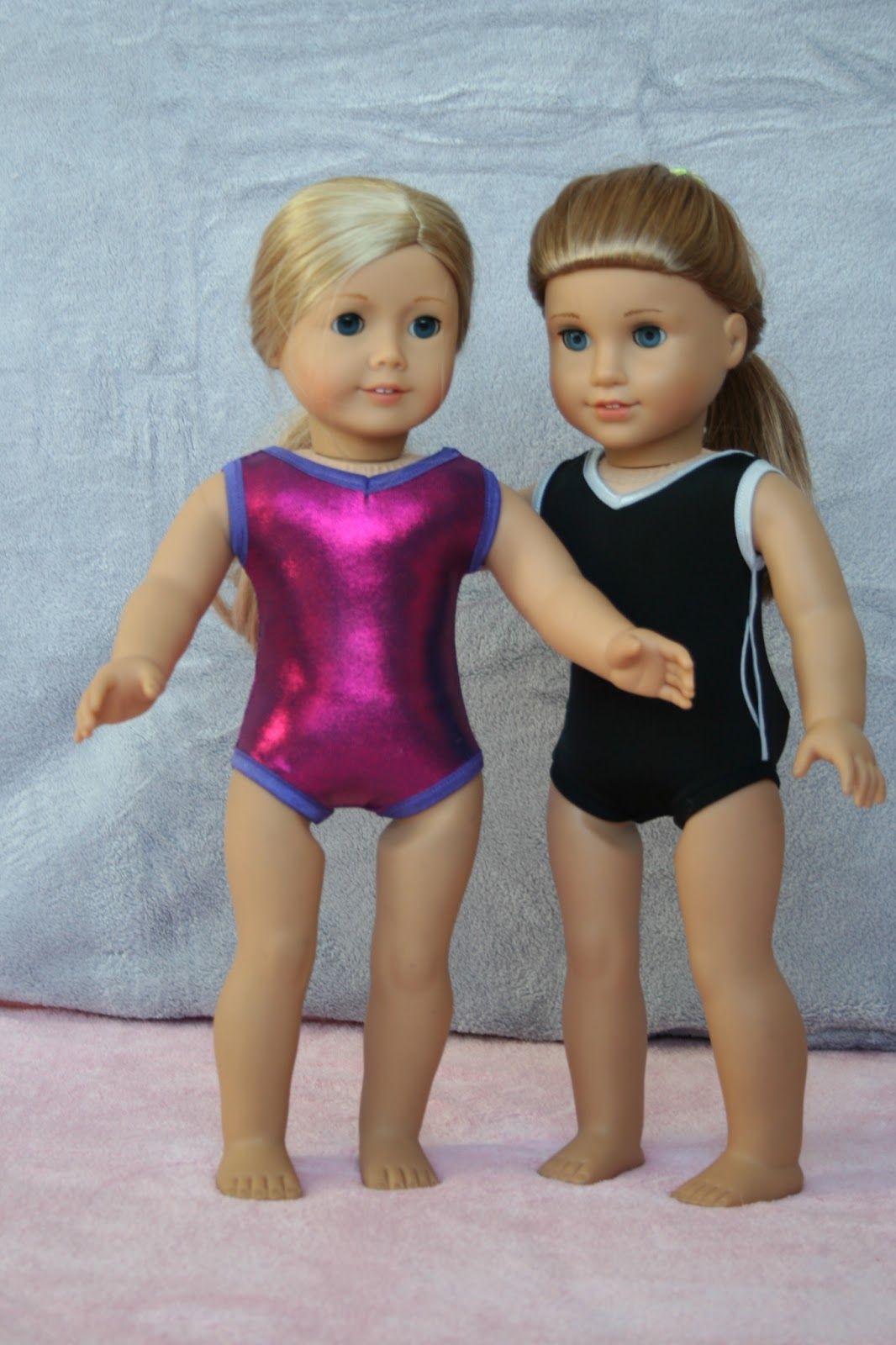 Free Leotard or swimsuit pattern and tutorial, for 18″ AG dolls