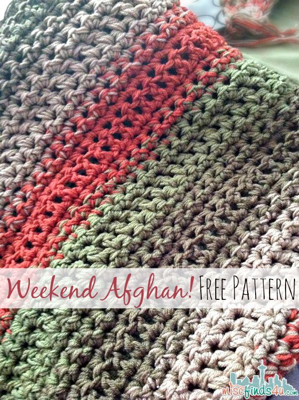 Free Pattern: Fast and Easy Crochet Throw | MiscFinds4u