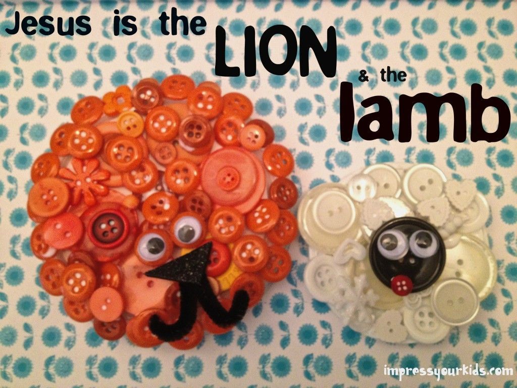 Fun last-day-of-March craft: in like a lion, out like a lamb! :)