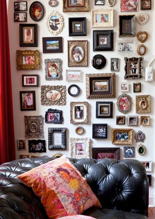 Gallery Wall Inspiration: Small Frames, Smaller Pictures