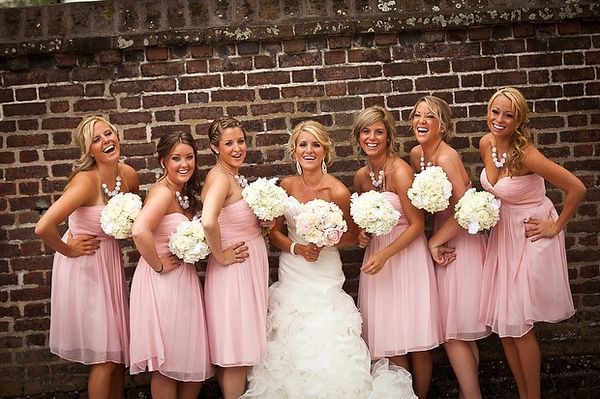 Gorgeous Pink+Grey Wedding