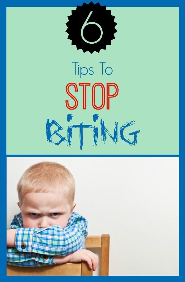 Here are six tips to stop biting.