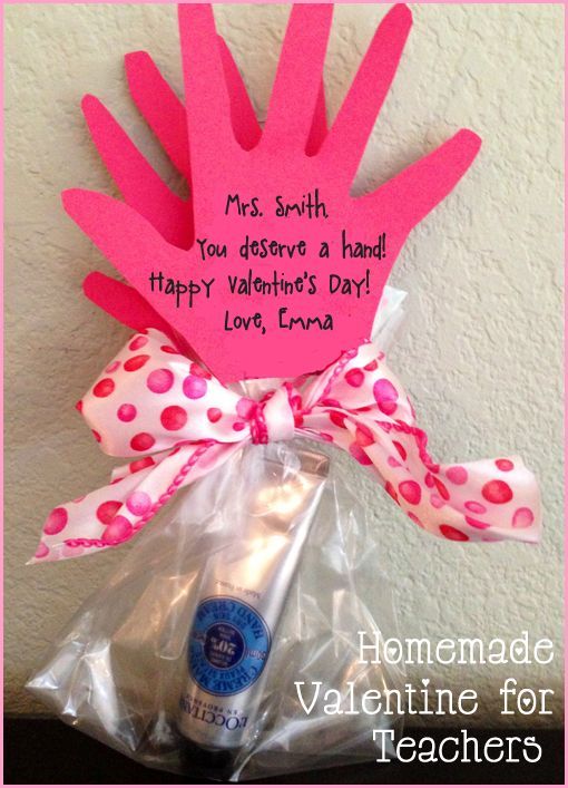 Homemade Valentine for Teachers