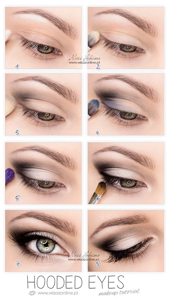 Hooded Eyes Makeup. This works so well for hooded eyes, you wouldnt believe it u