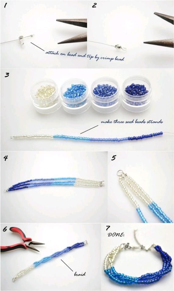 How to make bead jewelry patterns-seed bead bracelet instructions love it! must