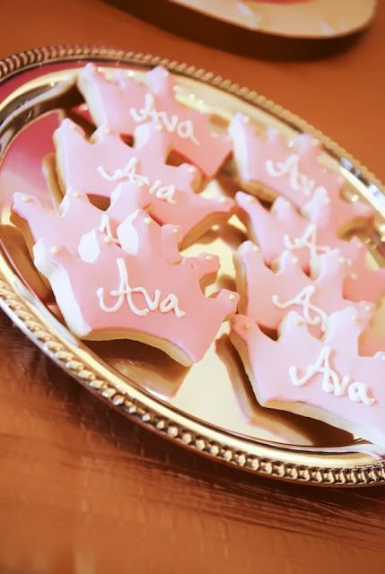 I need to find a tiara cookie cutter! Maybe the sandwiches or cookies could be c