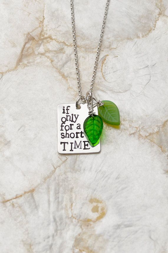 If Only for a Short Time Necklace, Foster Care Necklace, Adoption Jewelry, Faile