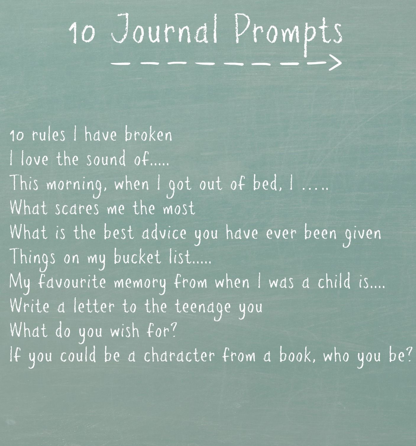 Journal Prompts – This Enchanted Pixie I really truly want to get back to writin