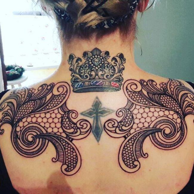 Fabulous Lace Tattoos Ideas