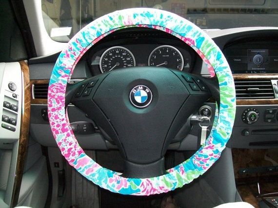 Lilly Pulitzer Lets Cha Cha Steering Wheel Cover