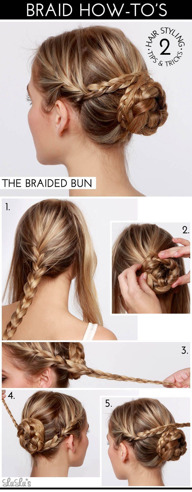 Looking for a simple and elegant way to wear braids? Check out this how-to graph
