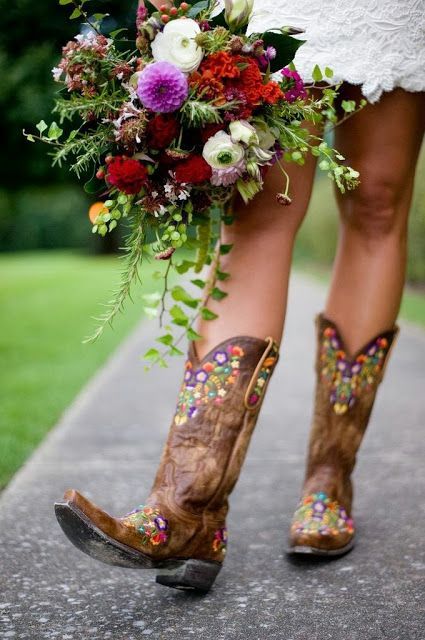 Love these Boots & Blooms!! BLOOMS + BRIDAL SESSION | HOTHOUSE DESIGN STUDIO
