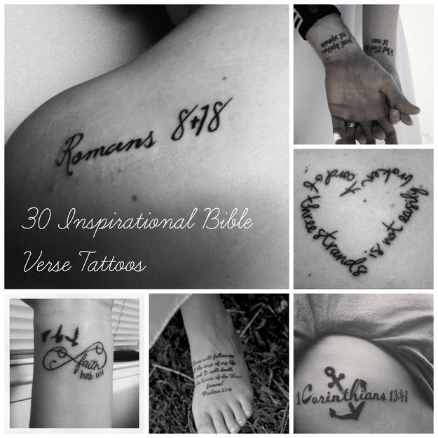love these! Community Post: 30 Inspirational Bible Verse Tattoos
