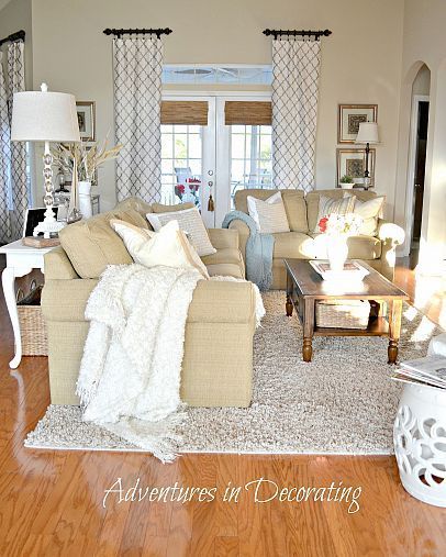 Love this cozy living room