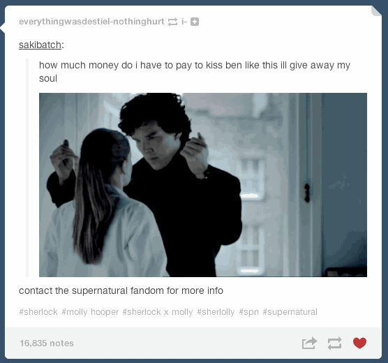Much of the fan flailing was due to some VERY unexpected moments, like Sherlock