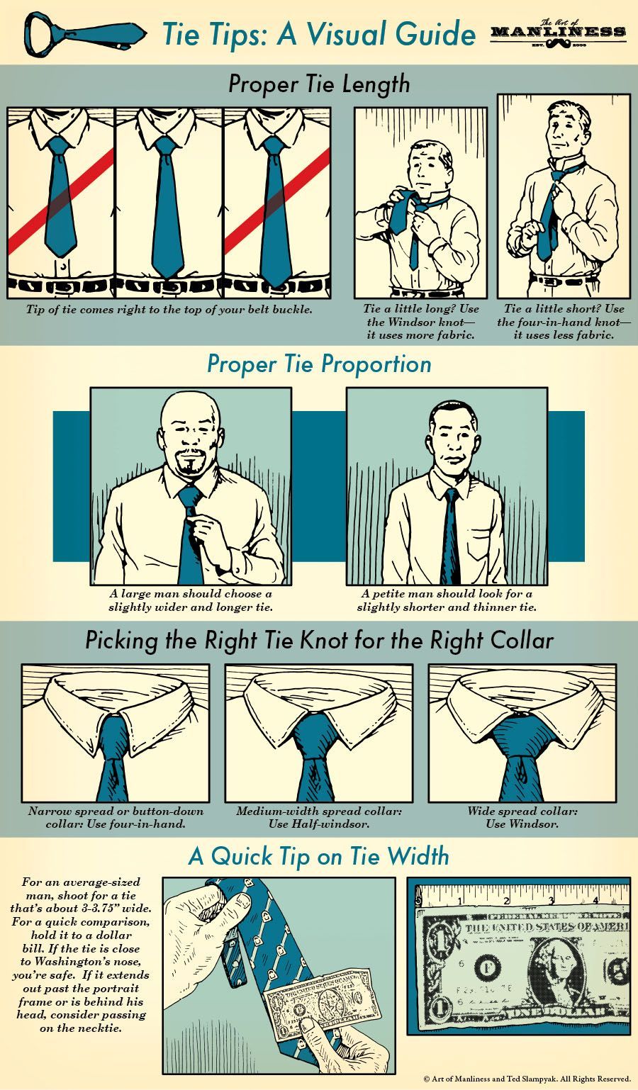 Necktie Tips for Men: A Visual Guide