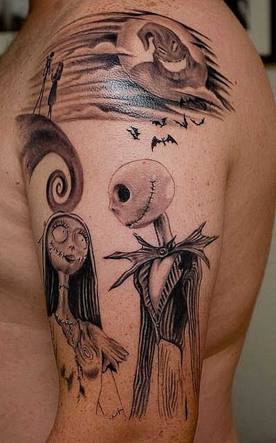 nightmare before christmas tattoos | My Tim Burton inspired, Nightmare Before Ch