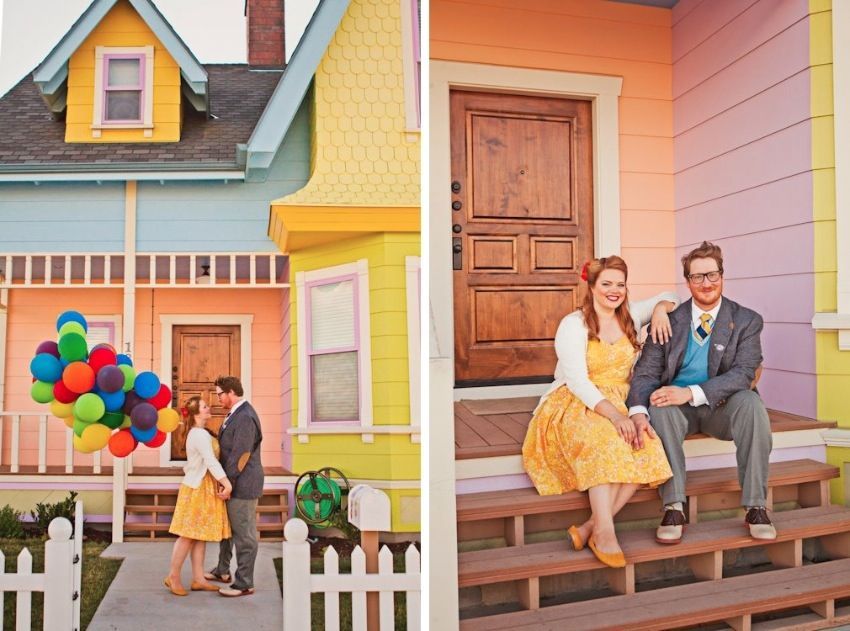 One of the cutest things I’ve ever seen! They took their anniversary photos in f