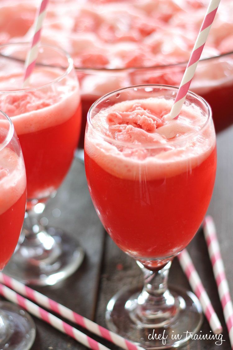 Party Punch!… only 3 ingredients! It is simple, delicious and a crowd pleaser!