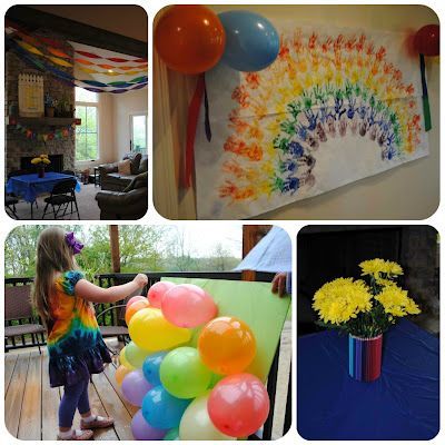 Rainbow birthday party ideas