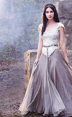 Reign Daily I would love a wedding dress similar to this… but in all white