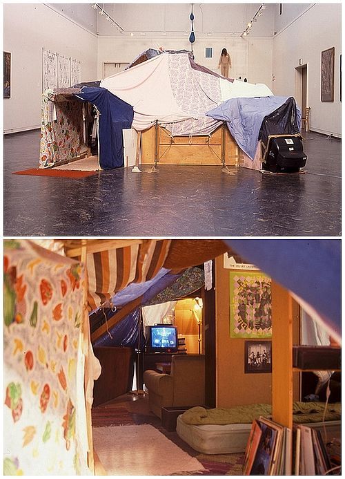 Reminds me of my childhood with my little sister making our own indoor clubhouse