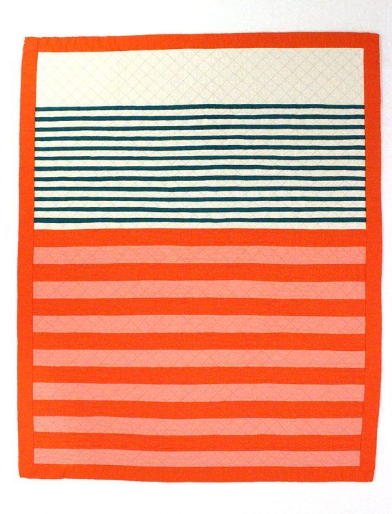 Striped Baby Quilt