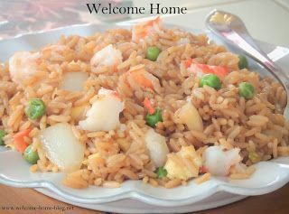 Welcome Home:  Shrimp Fried Rice