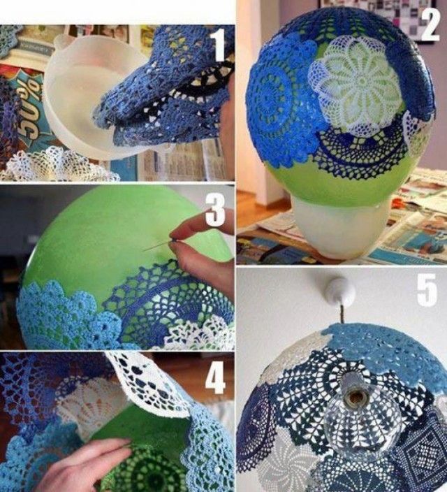 20 Interesting DIY Fashion Ideas  Not into the blue ones but maybe other lace an