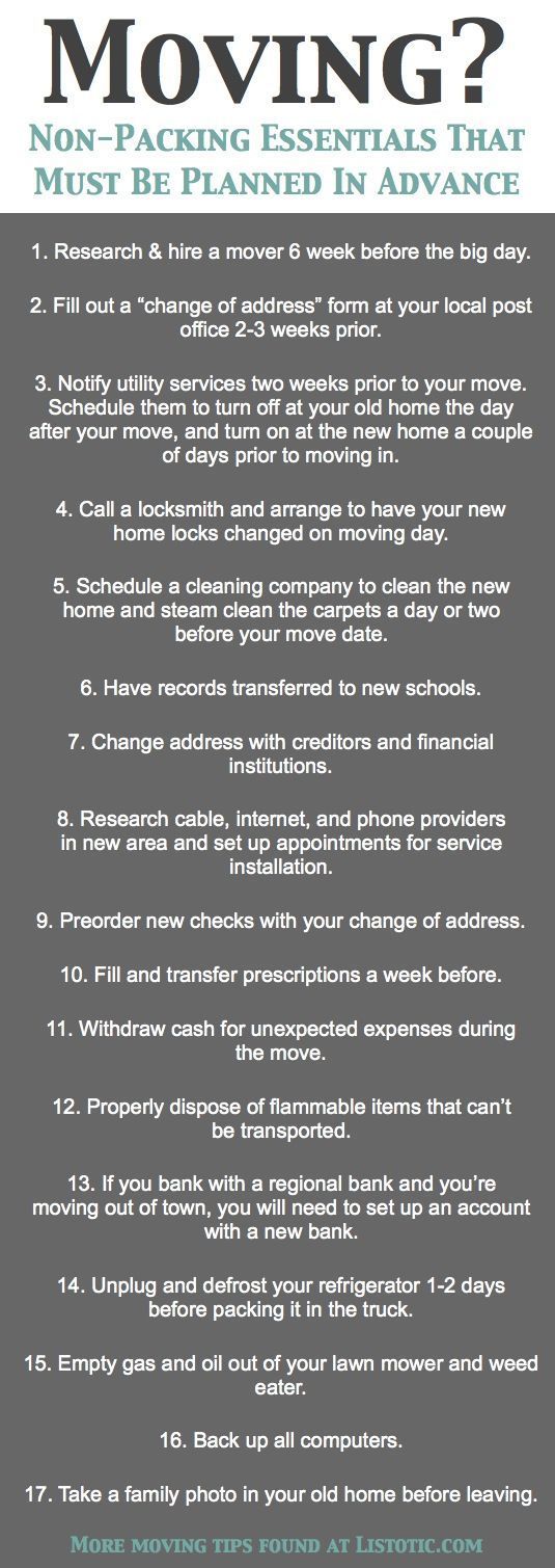 33+ Helpful Moving Tips Everyone Should Know! Including this handy checklist of