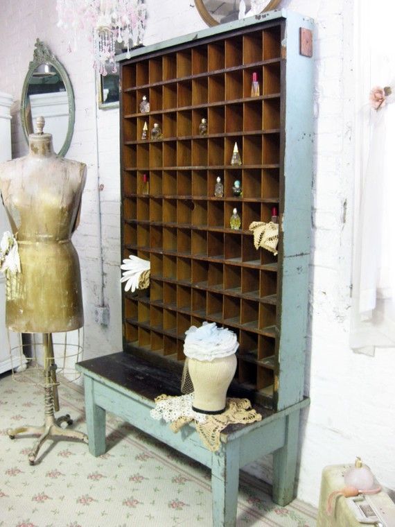 Antique post office mail sorter. LOVE LOVE LOVE LOVE, and oh yeah… Did I menti