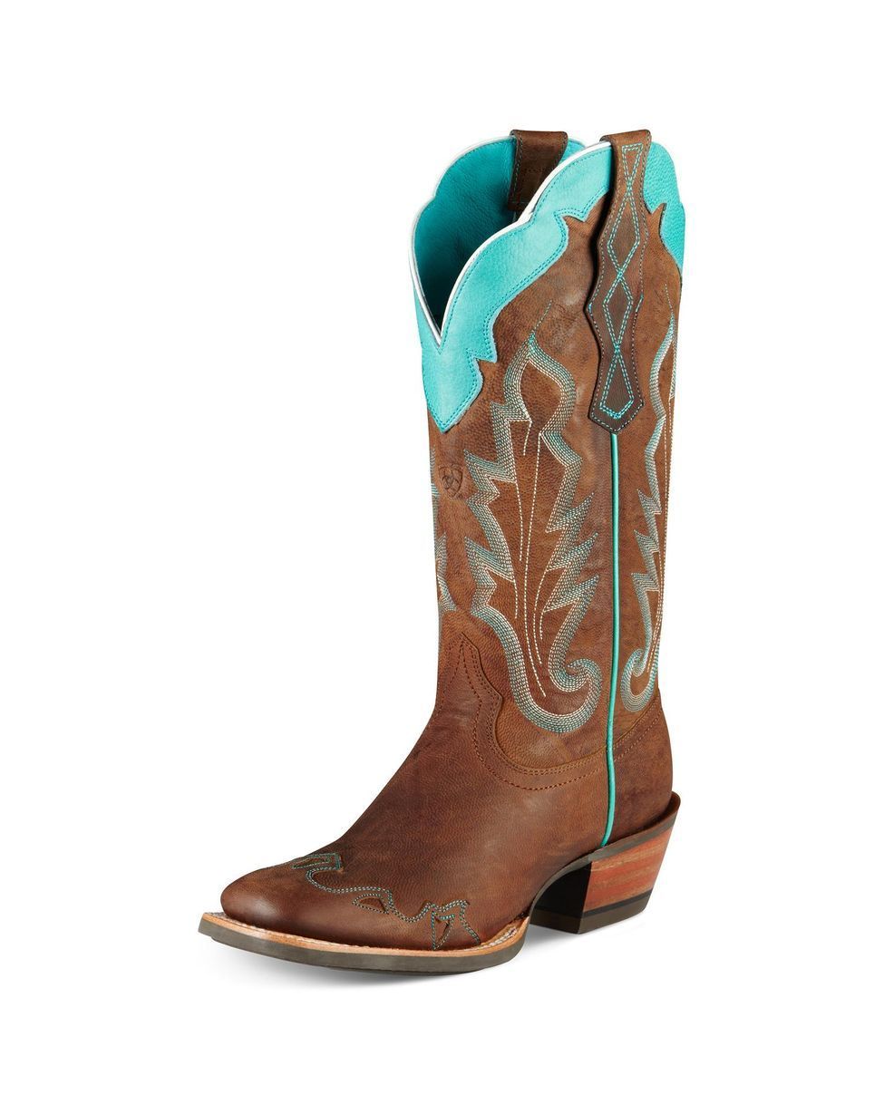 Ariat Womens Caballera Boot – Weathered Brown $200- I think these might look Cut