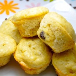 Banana Chocolate Chip Pancake Muffins recipe – easy-peasy, yummy, healthy, no bu