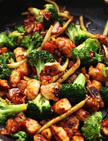 Beautiful Living Style: Orange Chicken Stir Fry– I would double the sauce if se