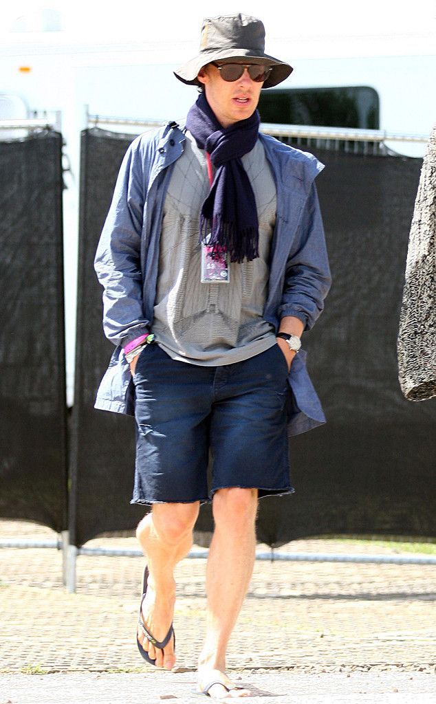 Benny, Benny.  What man wears a scarf with shorts???  Plainly, you are not afrai