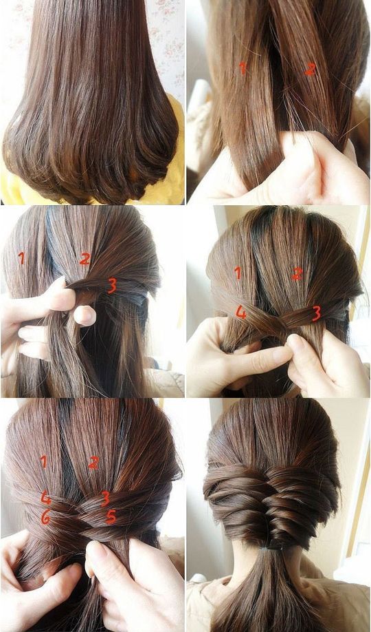 Best Hairstyle Tutorials For Everyday. Ill try this one when I straighten my hai