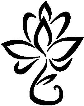 black lotus tattoo, Every one is a moon, and has a dark side which he never show
