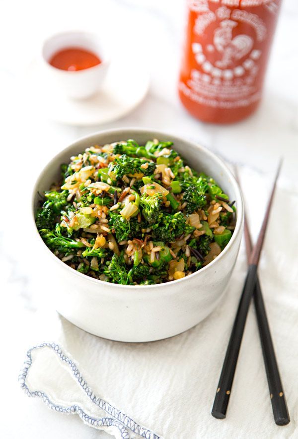 BROCCOLINI FRIED RICE – a house in the hills