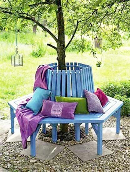 Charming Backyard Garden Ideas, I would make the seat wider so you could curl up