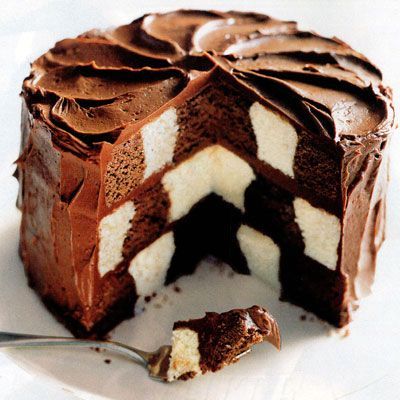 Checkerboard Cake – Good Housekeeping
