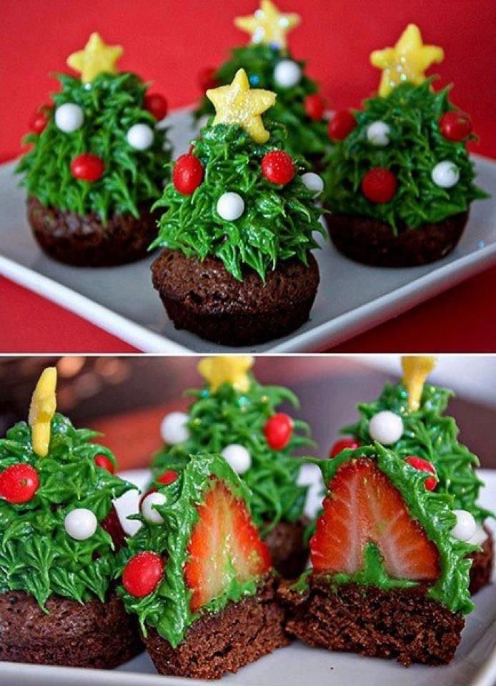 Christmas food ideas/ chocolate strawberry Christmas trees | Its time to start c