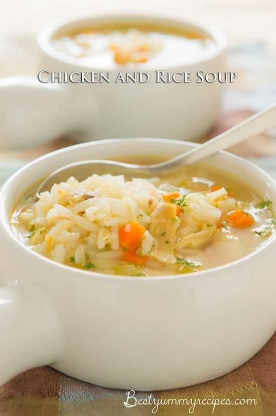 Classic Chicken and Rice Soup  Food Recipes