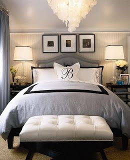 Classic master bedroom. Great lighting, sophistication at its finest. I Want a c