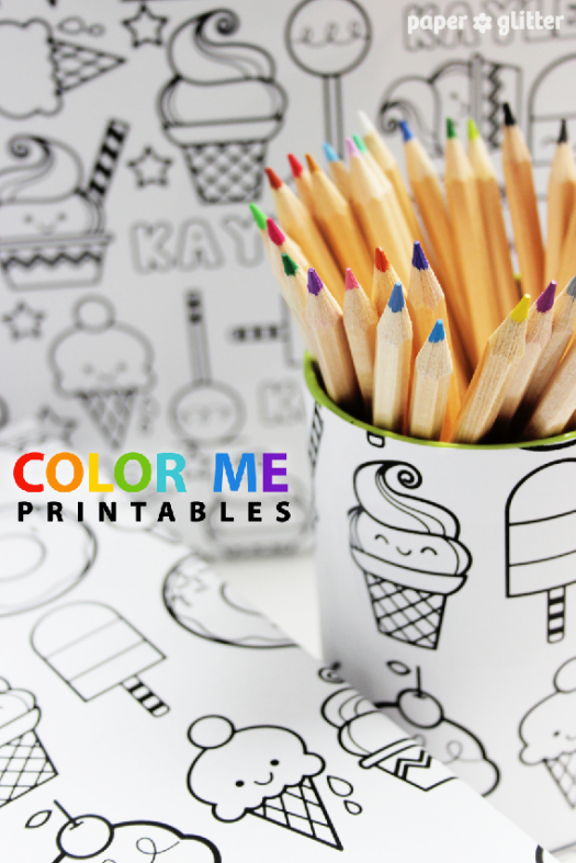 color me printables – so cute – you can personalize and print at office spply st