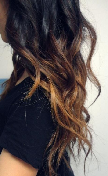 cute ombre. this is the ombre that id do.. super subtle